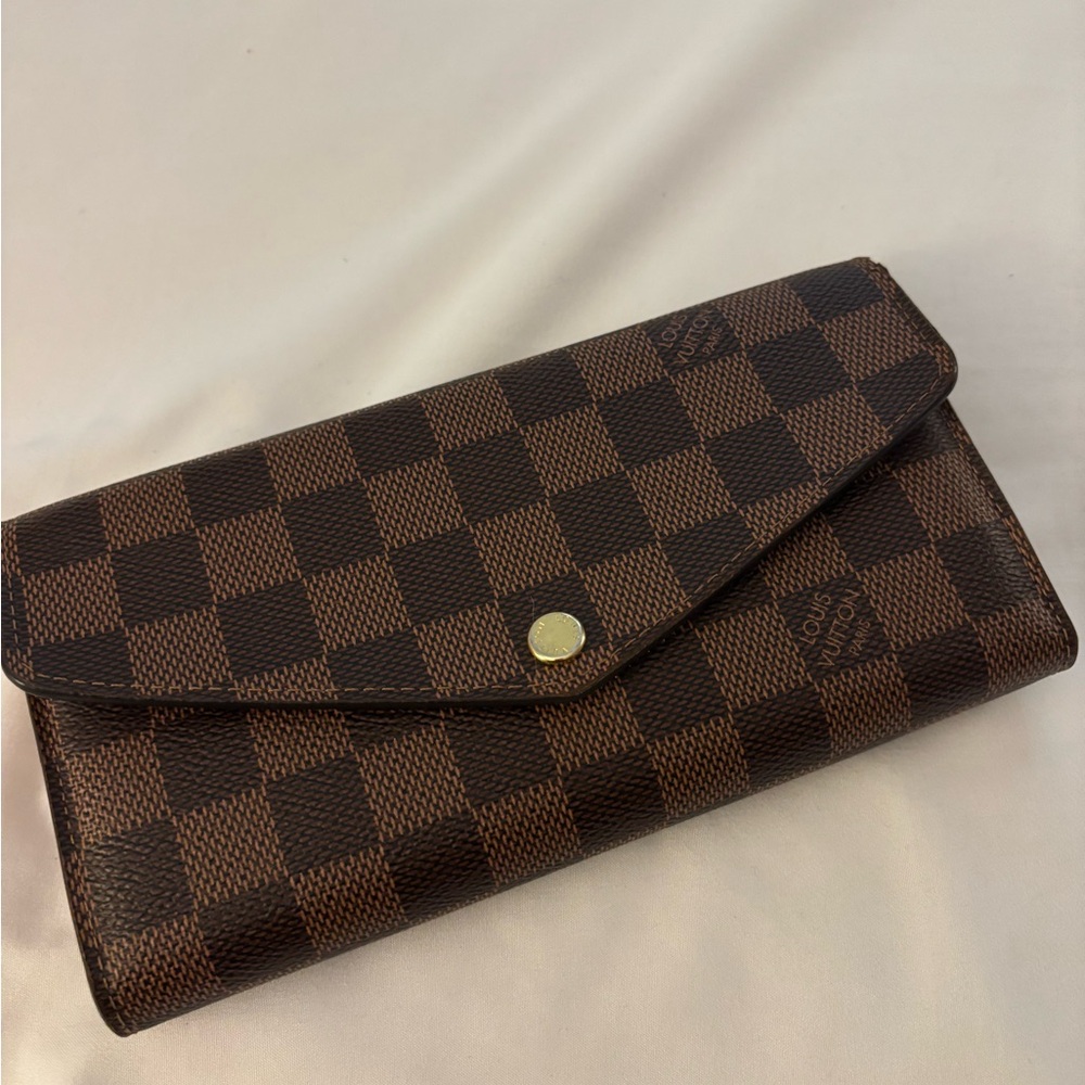 Louis Vuitton Brown Checkered Wallet